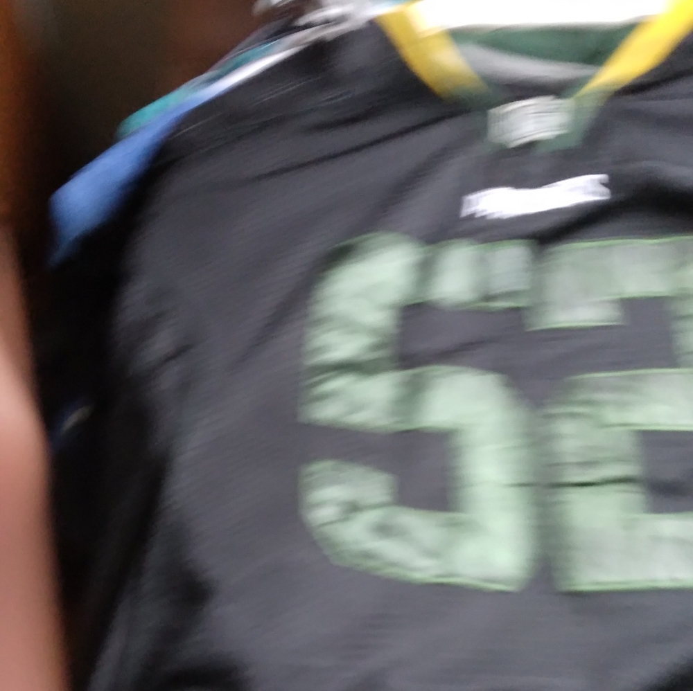 Green Bay packers black #52 pro jersey